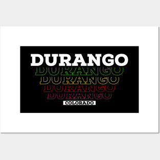 I Love Durango Colorado USA Vintage Posters and Art